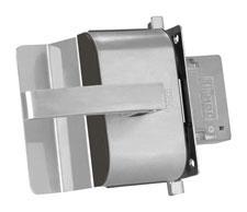 Fechadura PV90 1F-L AF Inox C/ Puxador