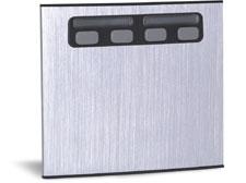 Unidade Externa de Porteiro Eletrônico Duplo 4 Botões Compor MOD 4C